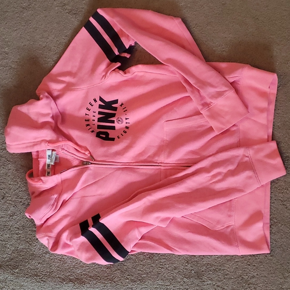 Zip up sweat shirt